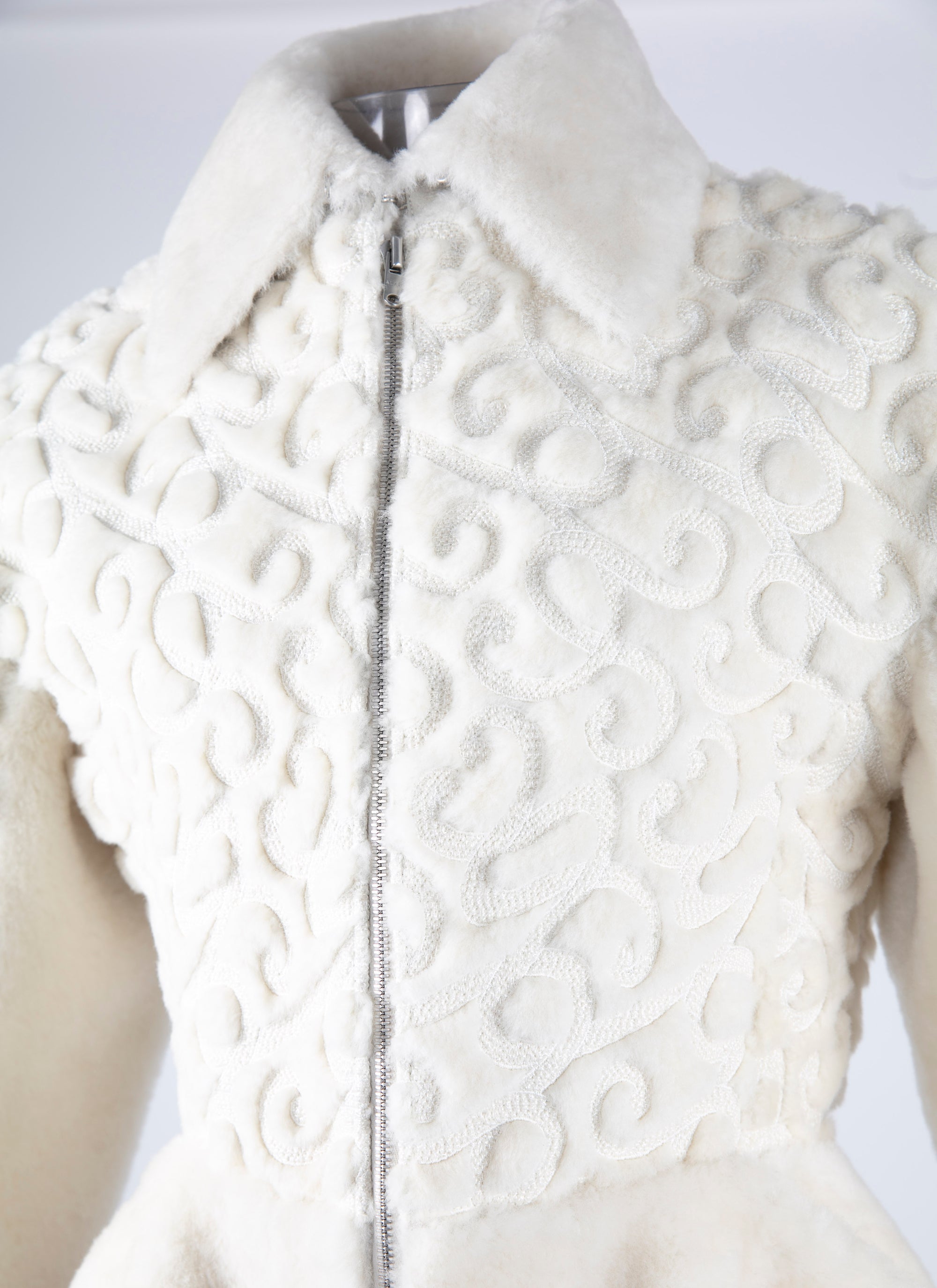 Regular leather jacket - Off White