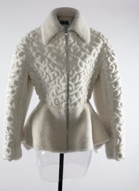 Regular leather jacket - Off White