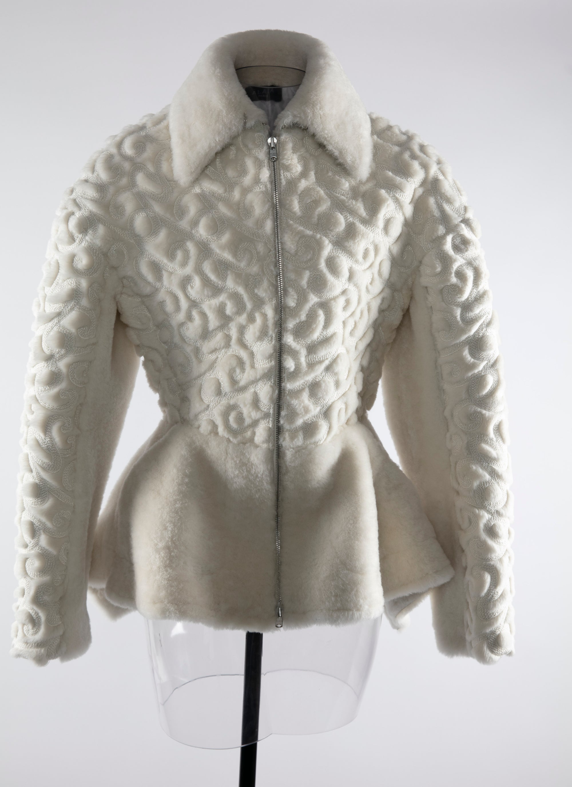 Regular leather jacket - Off White
