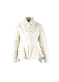 Regular leather jacket - Off White