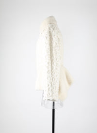 Regular leather jacket - Off White