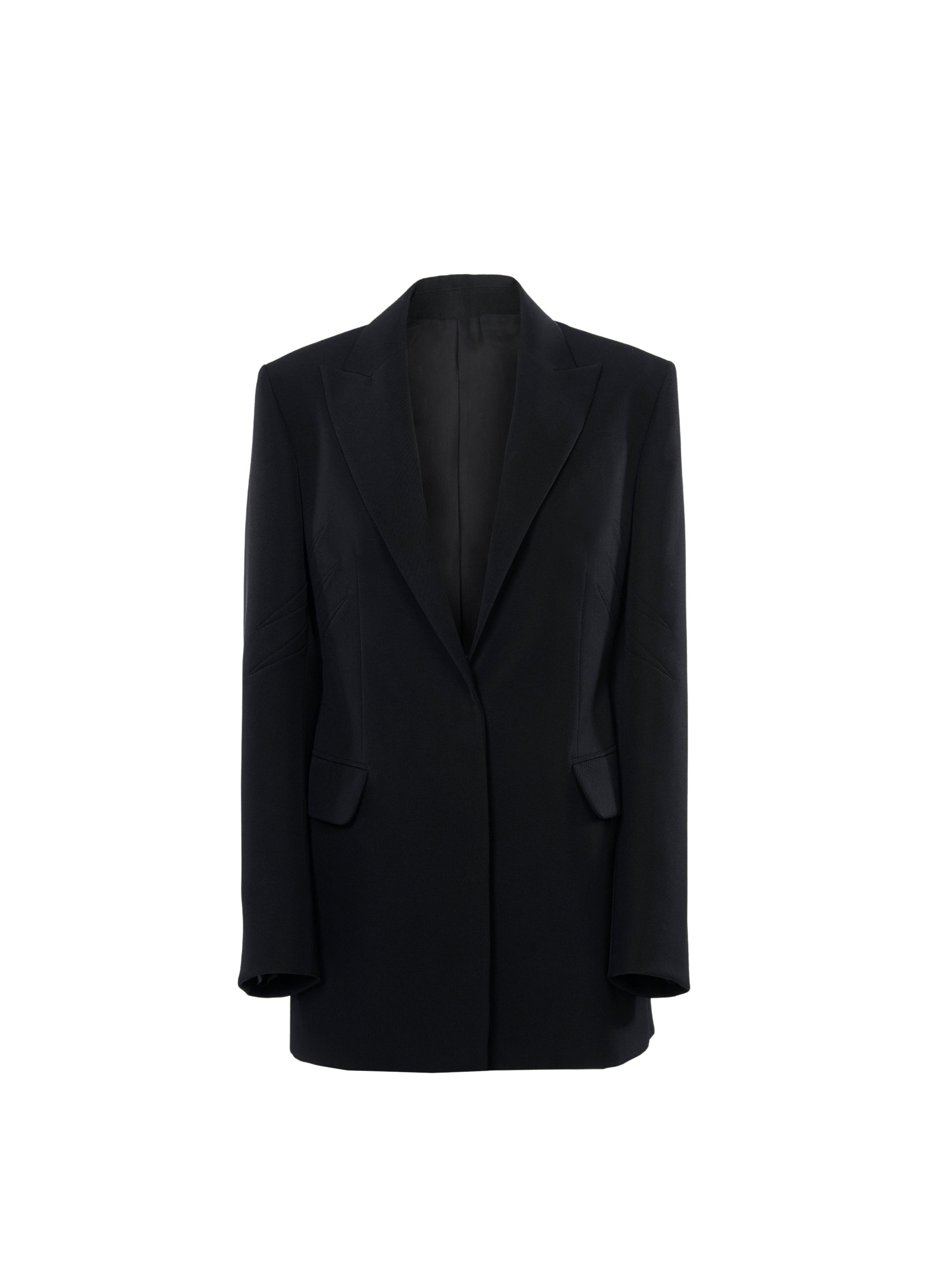 Long-sleeved wool jacket - Alaia Black