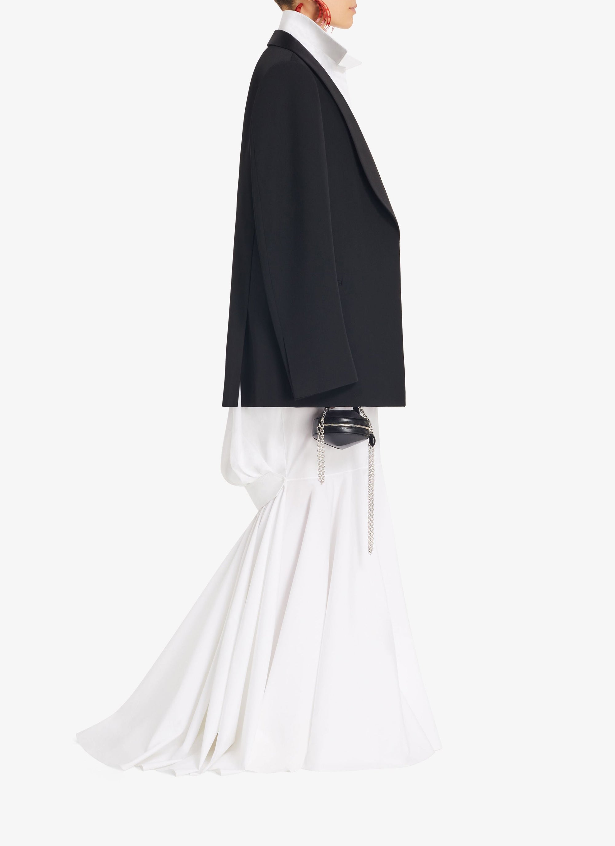 Tuxedo jacket in wool - Black Alaïa