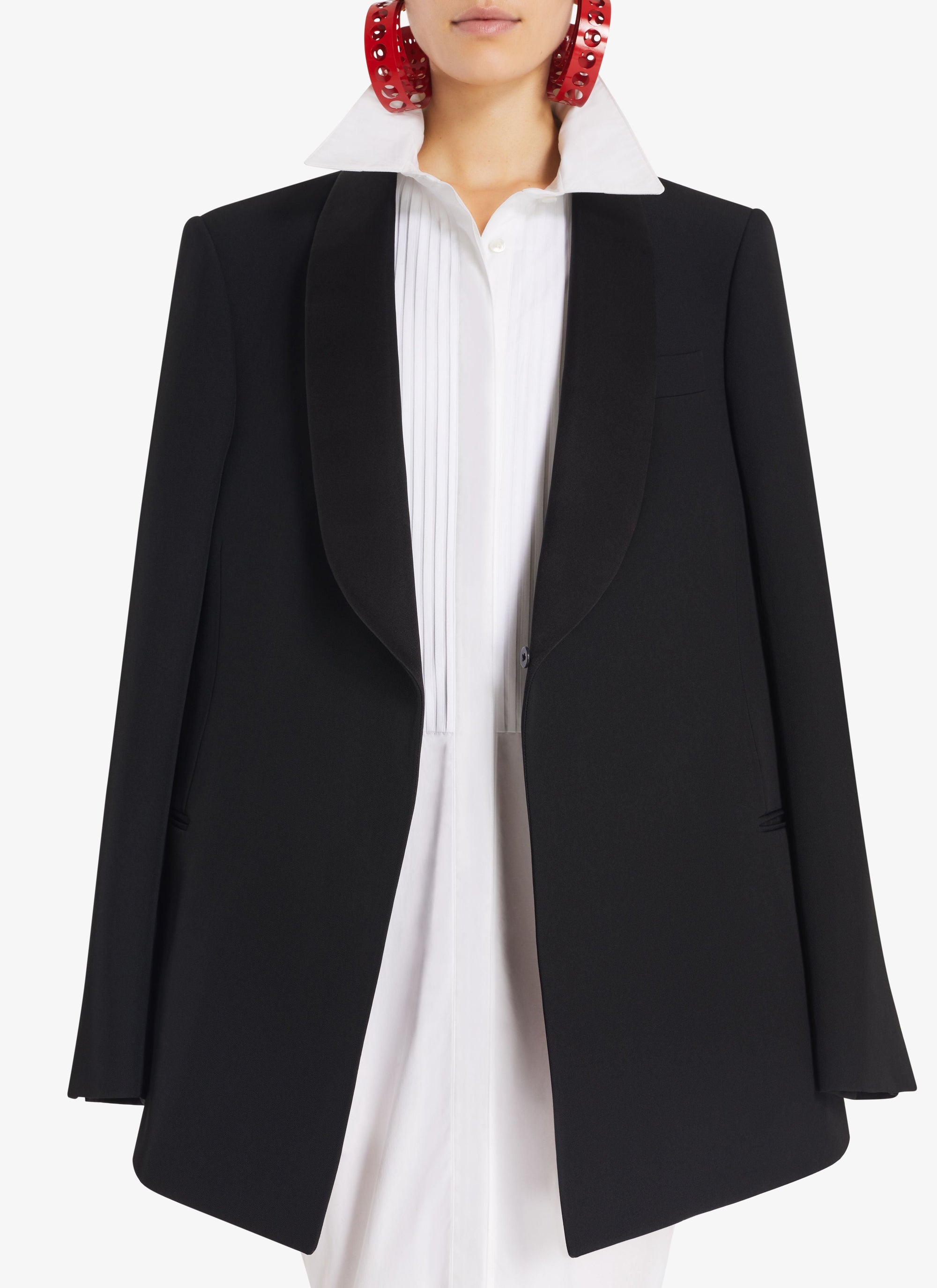 Tuxedo jacket in wool - Black Alaïa