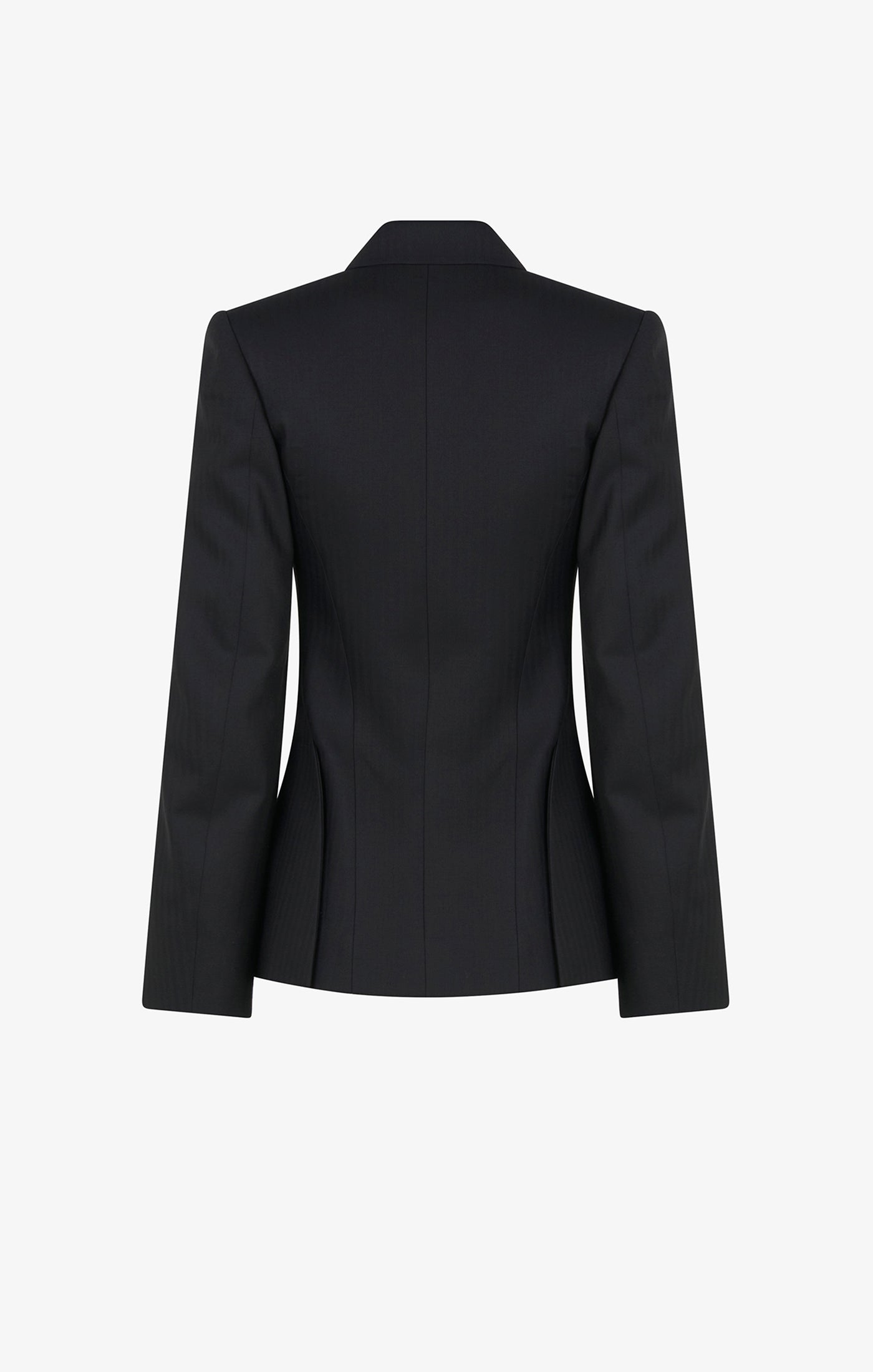 Veste blazer à épaulettes en laine - Noir Alaïa