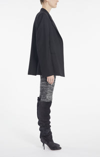 Double-breasted wool jacket - Black Alaïa