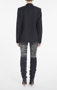 Double-breasted wool jacket - Black Alaïa