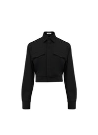 Belted wool jacket - Black Alaïa