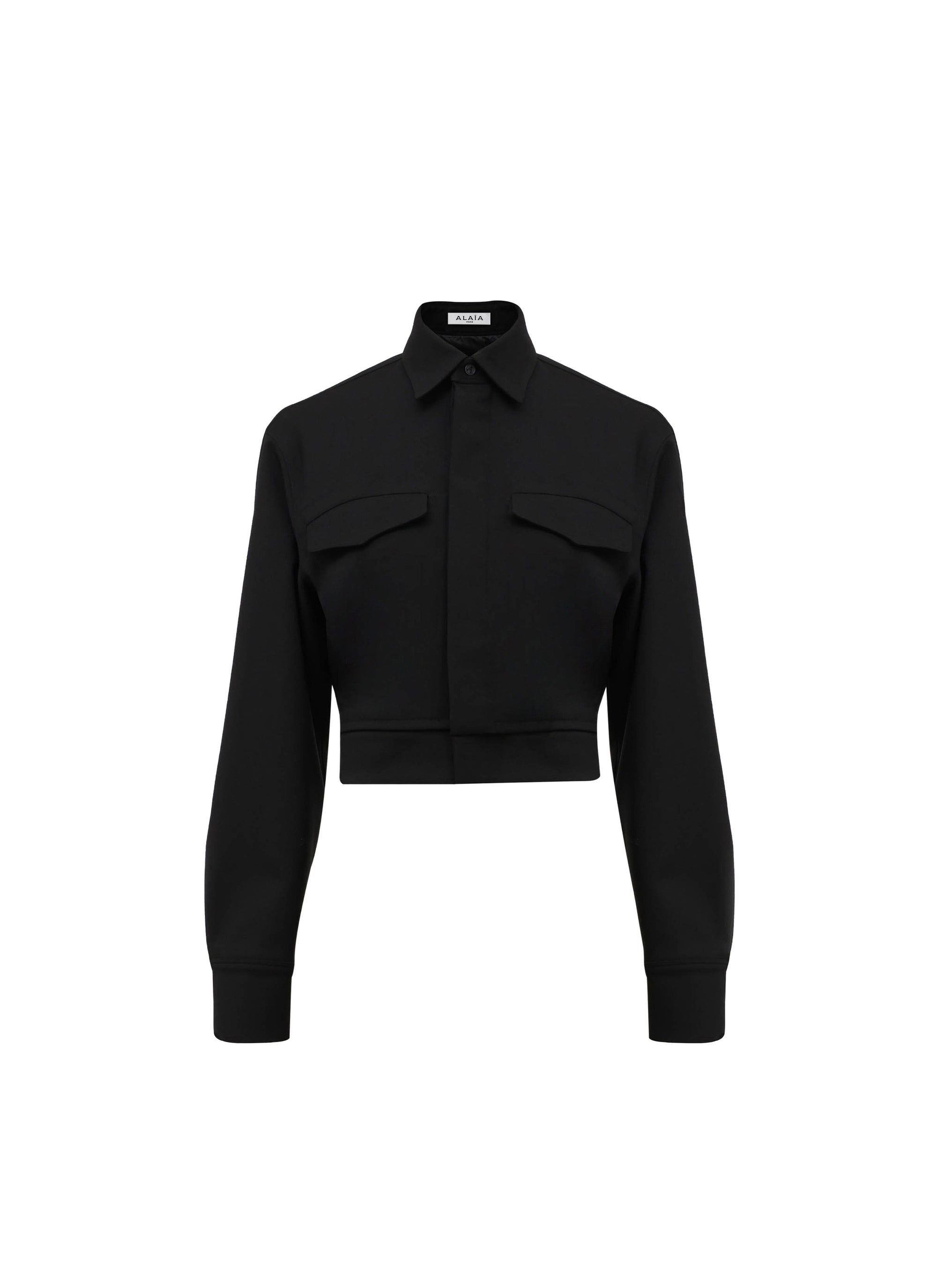 Belted wool jacket - Black Alaïa