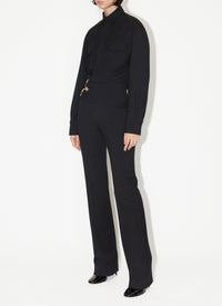 Belted wool jacket - Black Alaïa