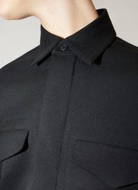 Belted wool jacket - Black Alaïa