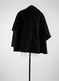Veste à coupe enveloppante - Noir Brillant
