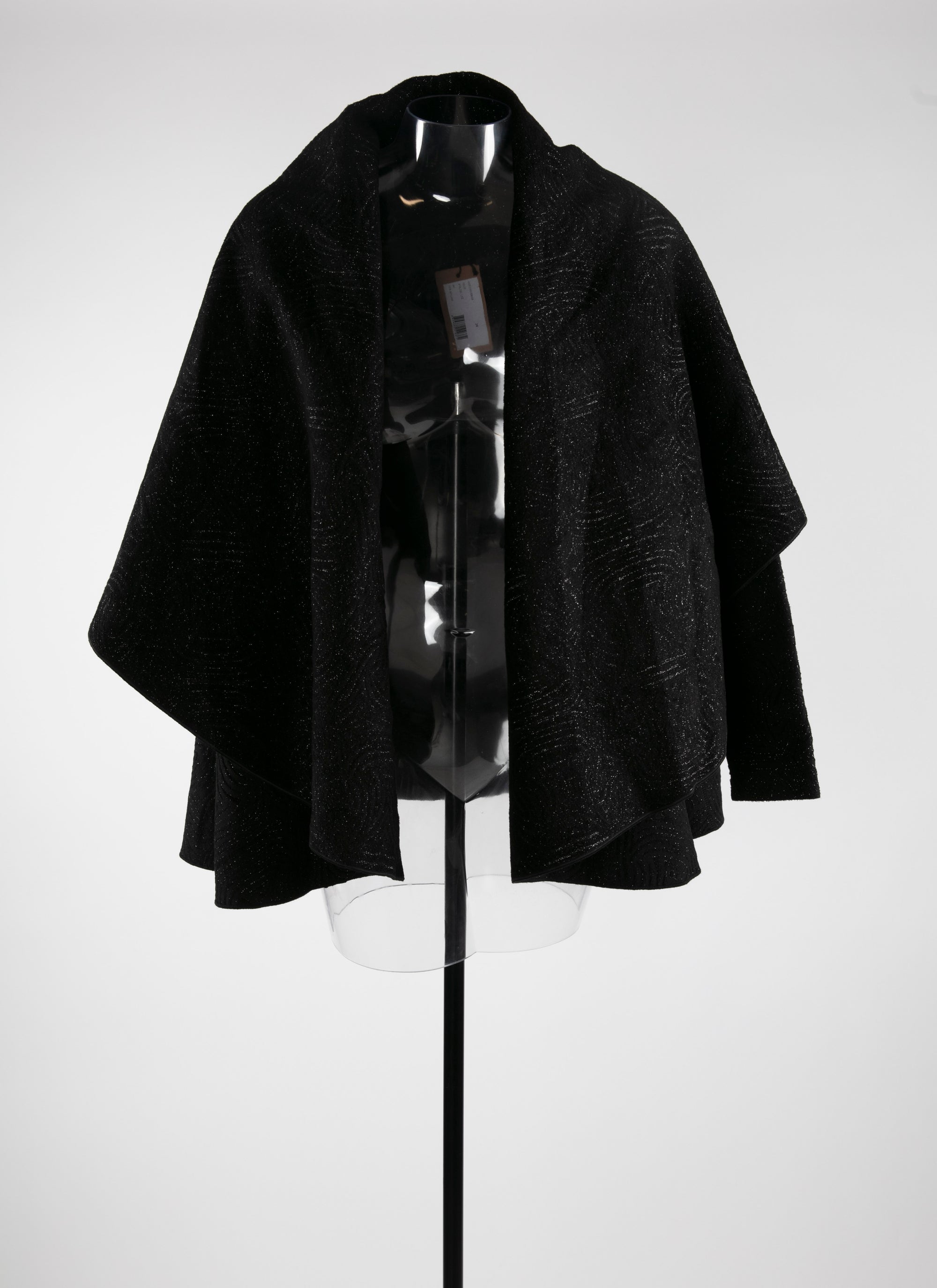 Veste à coupe enveloppante - Noir Brillant