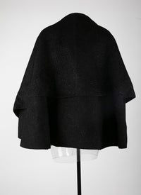 Veste à coupe enveloppante - Noir Brillant