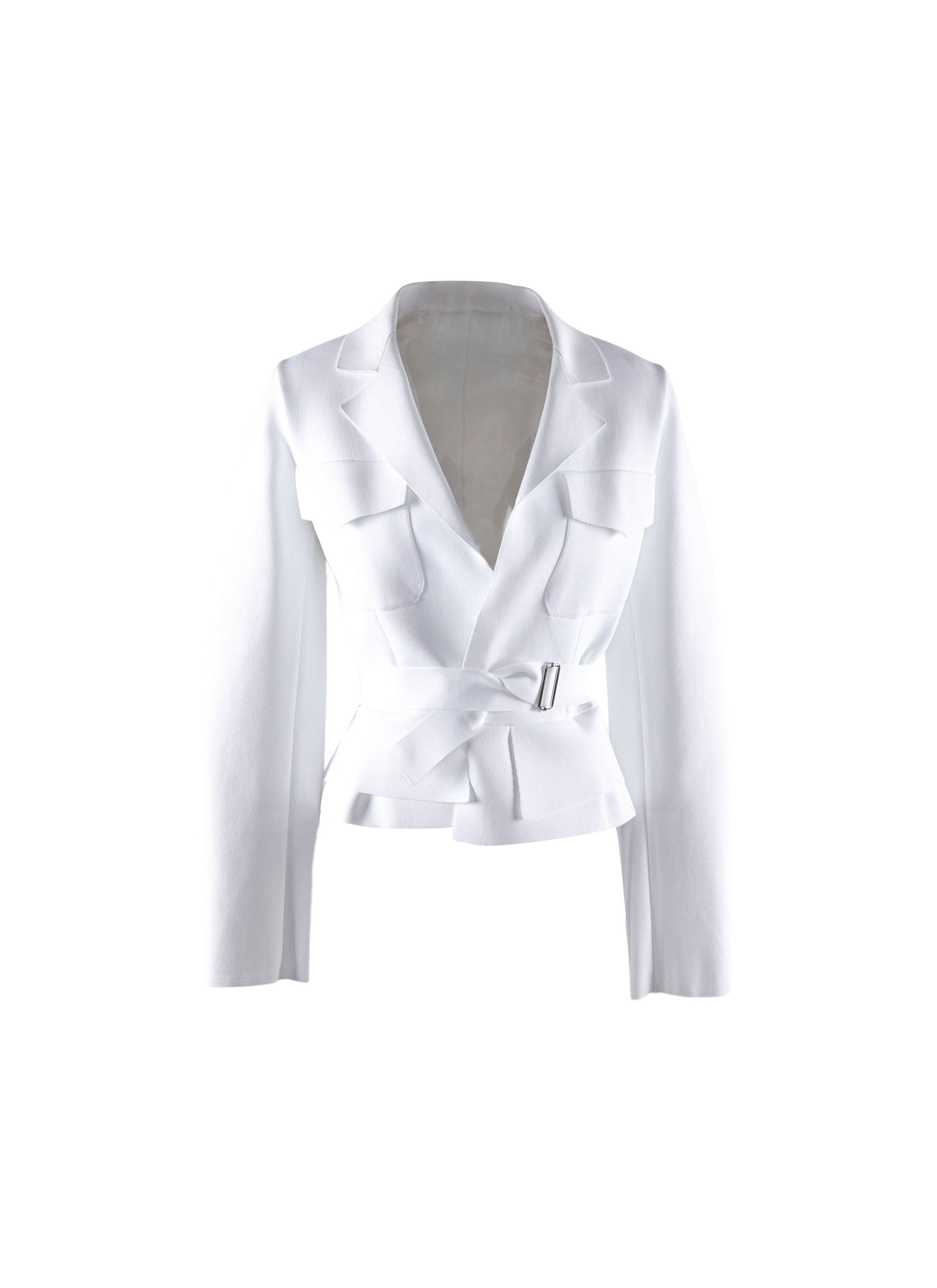 Veste ceinture - Blanc