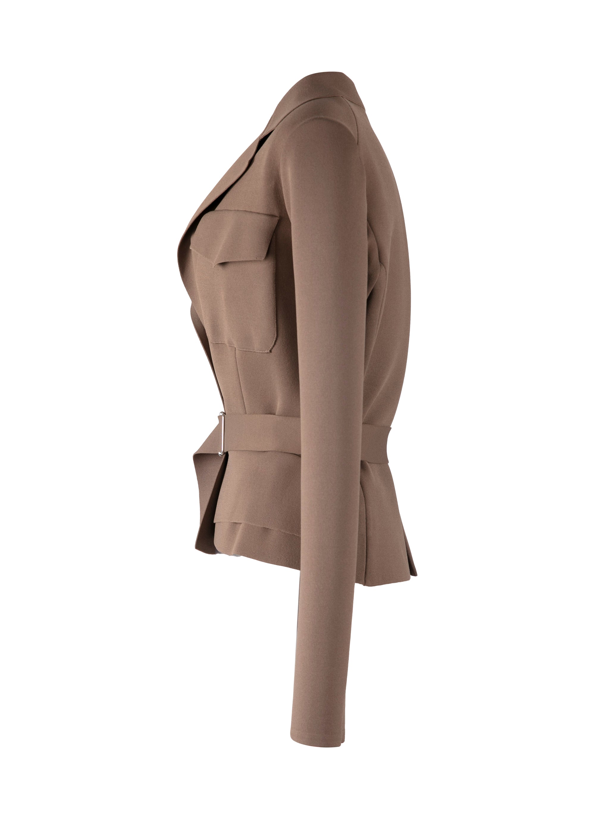 Veste sahara ceinturée - Savane