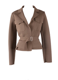 Veste sahara ceinturée - Savane