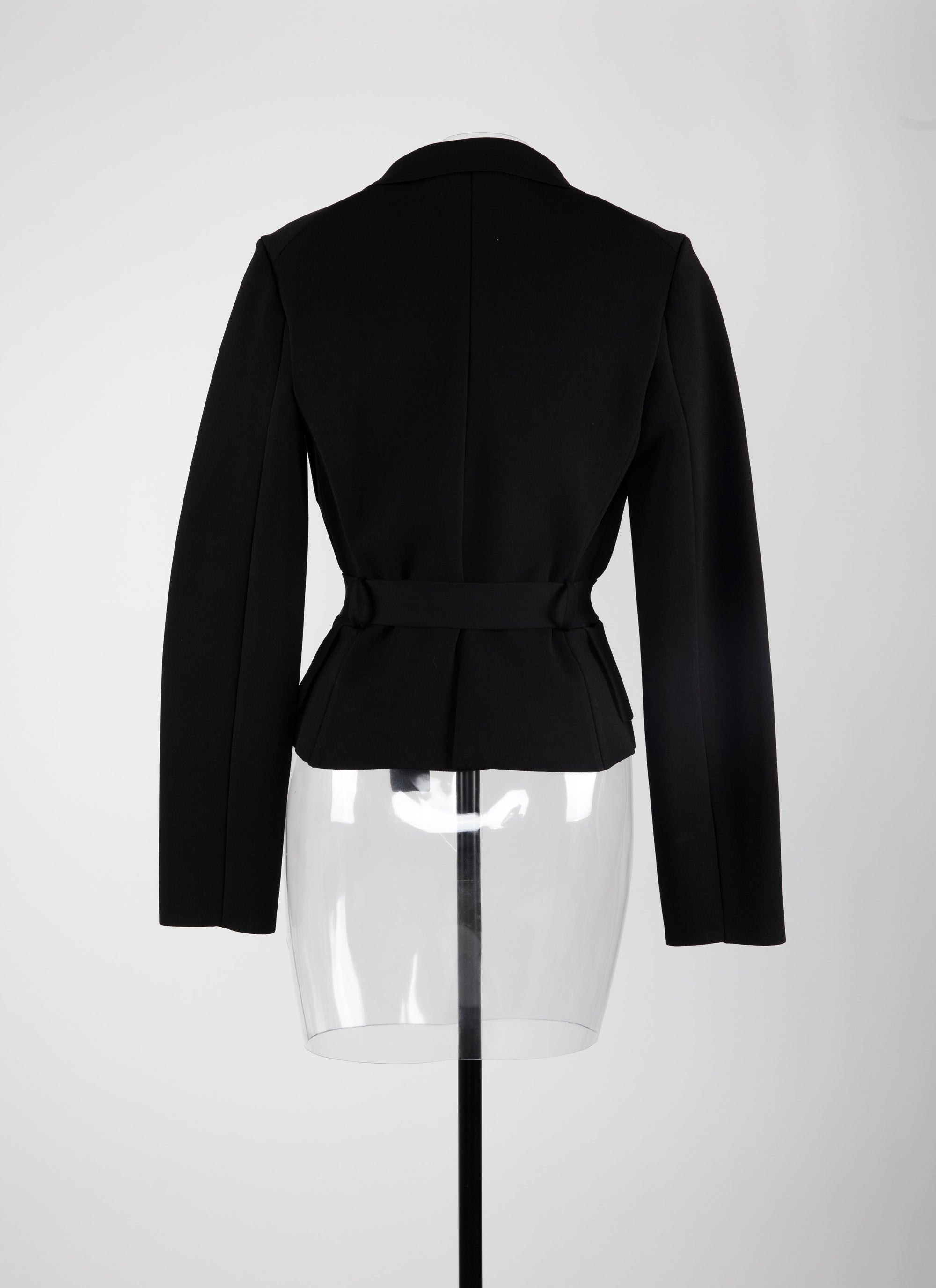 Belted jacket - Black intense