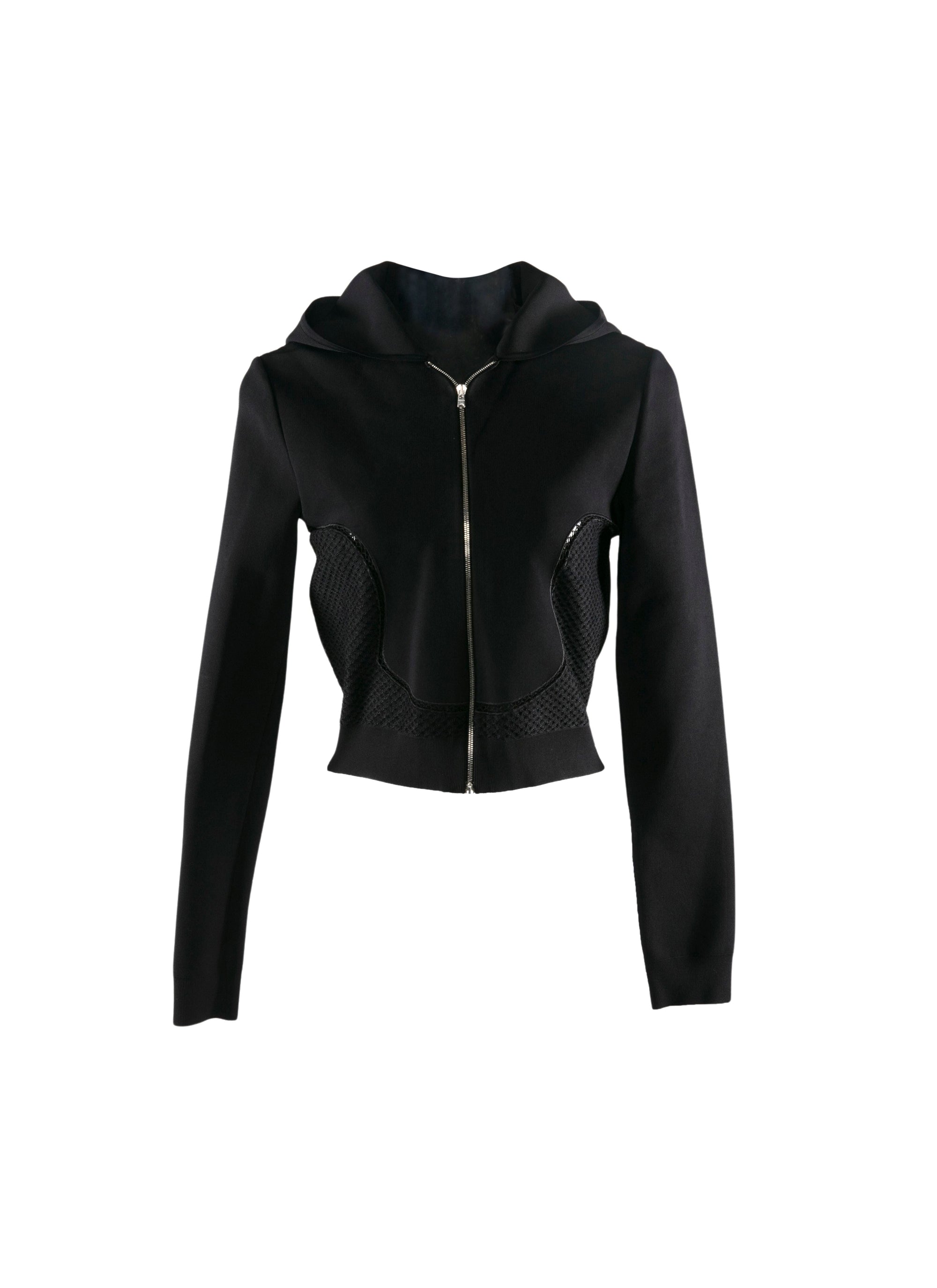 Veste zippée à manches longues - Noir