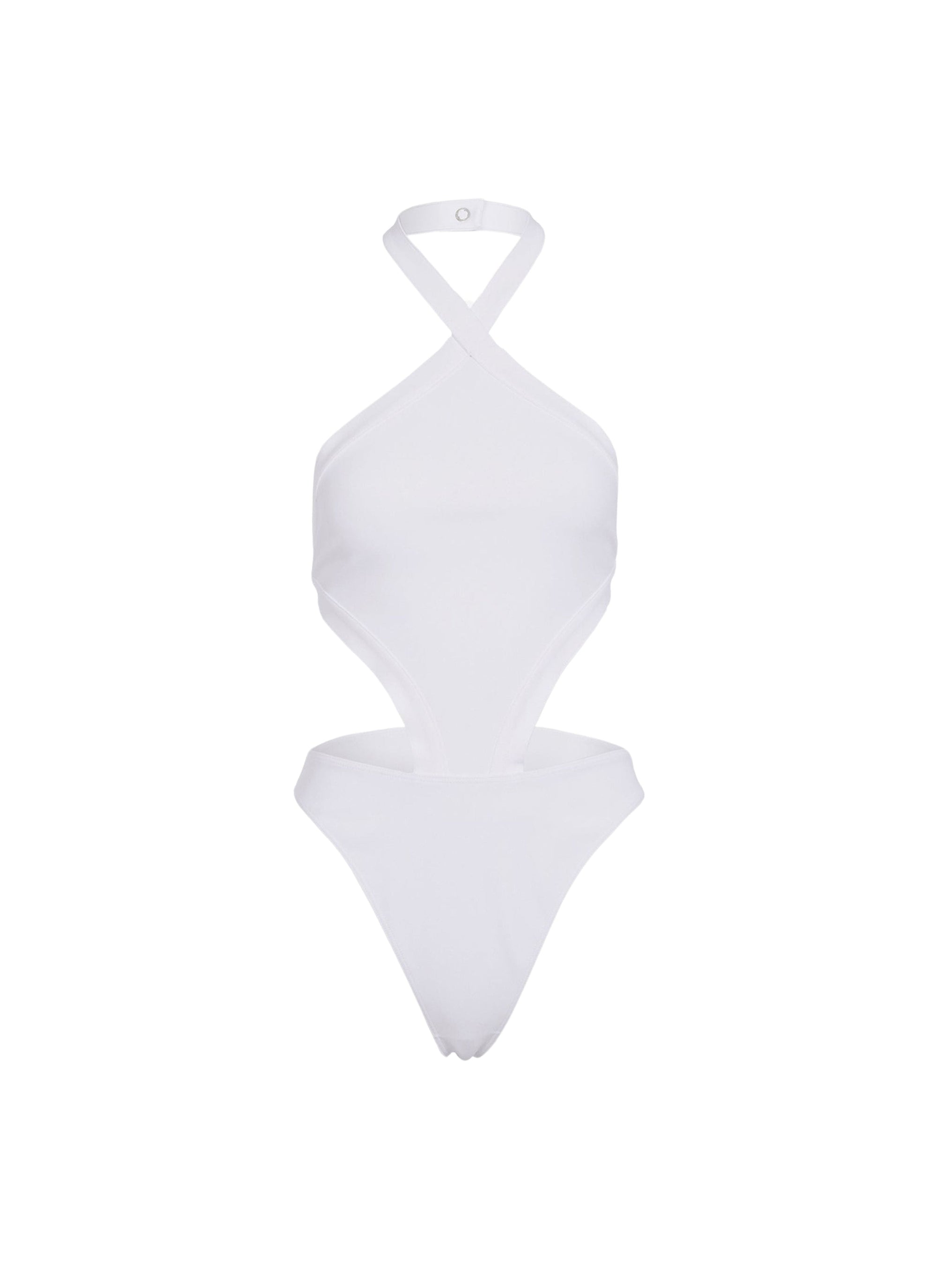 Maillot de bain une pièce trikini - Blanc