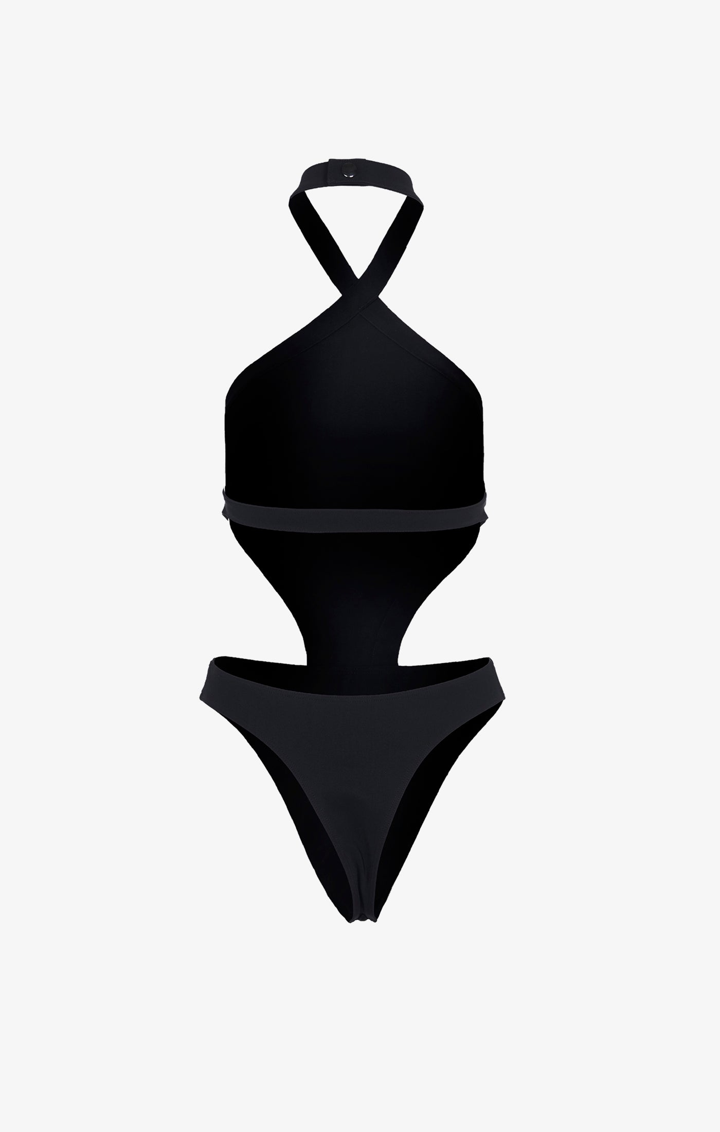 Maillot de bain une pièce trikini - Noir Alaïa