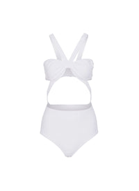 Maillot de bain une pièce bikini - Blanc
