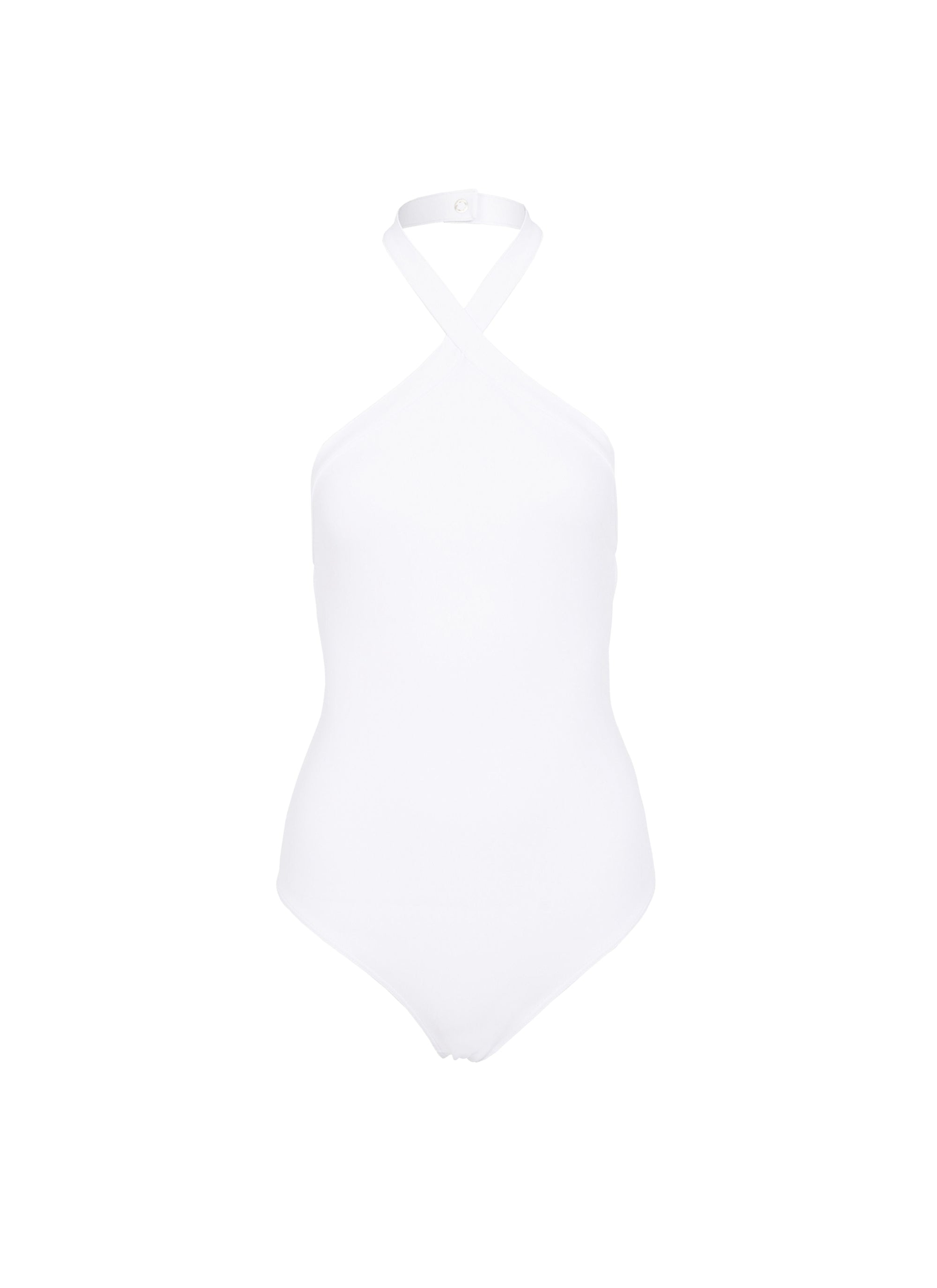 Halter Swimsuit - White
