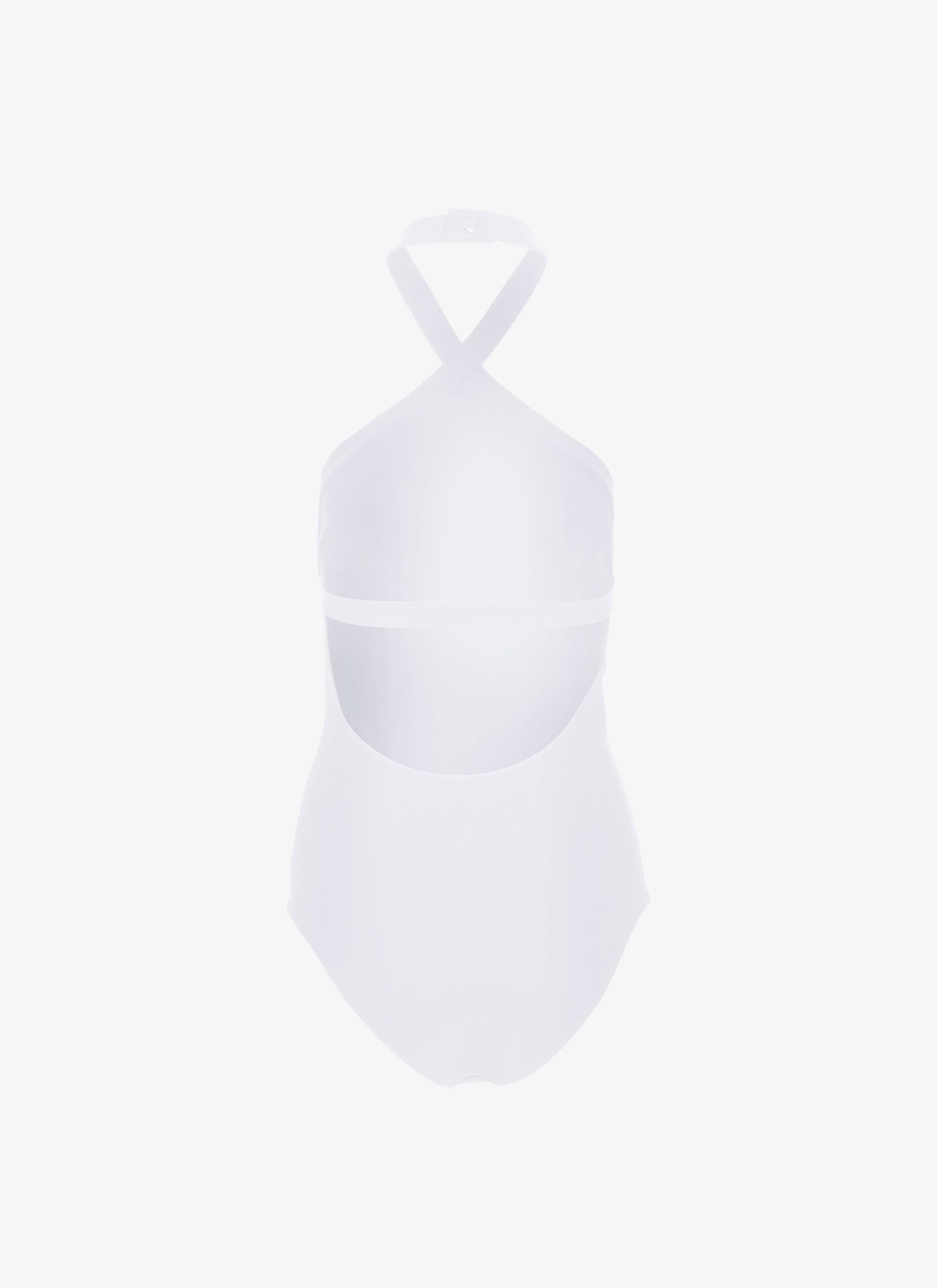 Halter Swimsuit - White