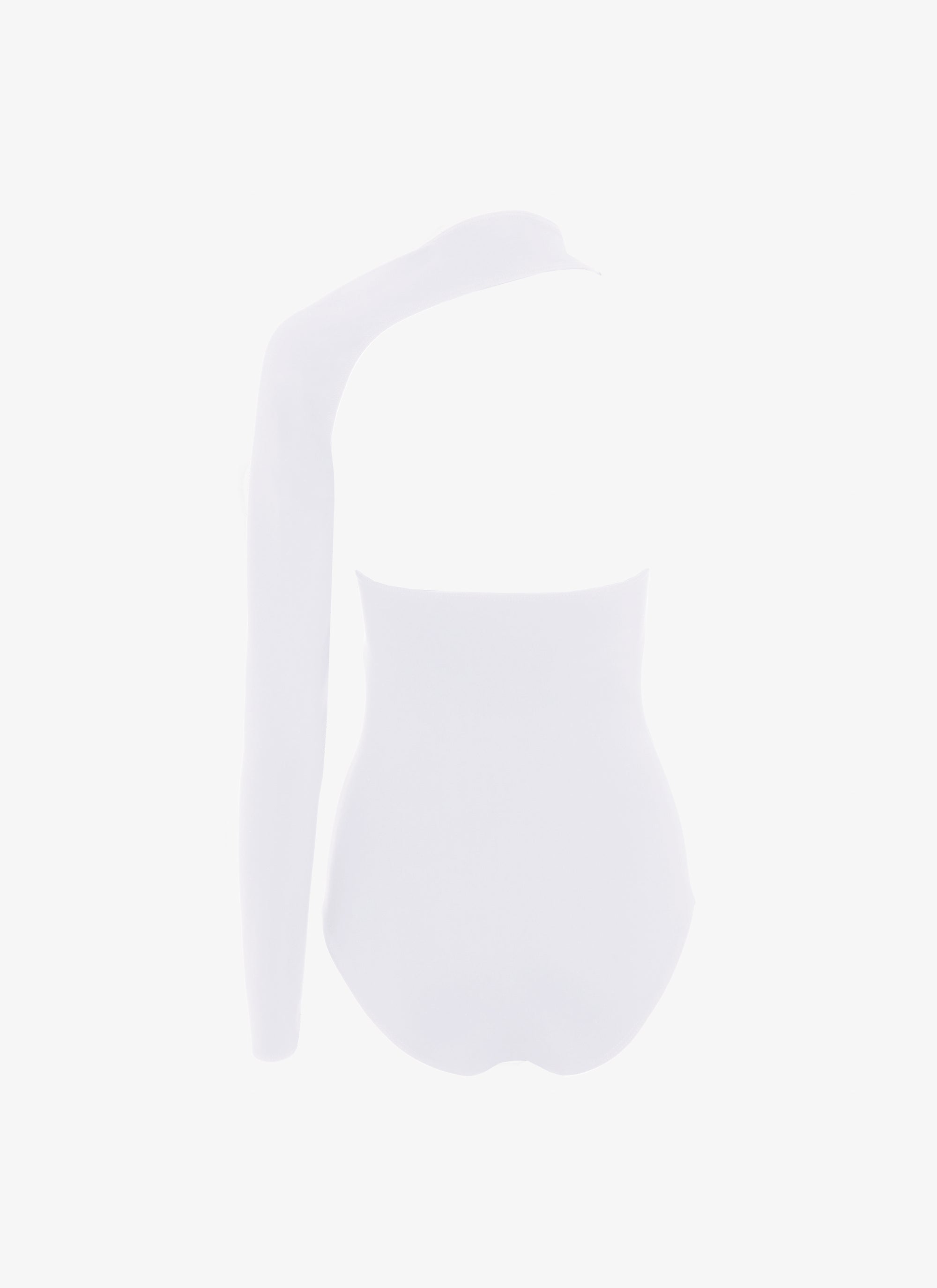Maillot asymétrique - Blanc