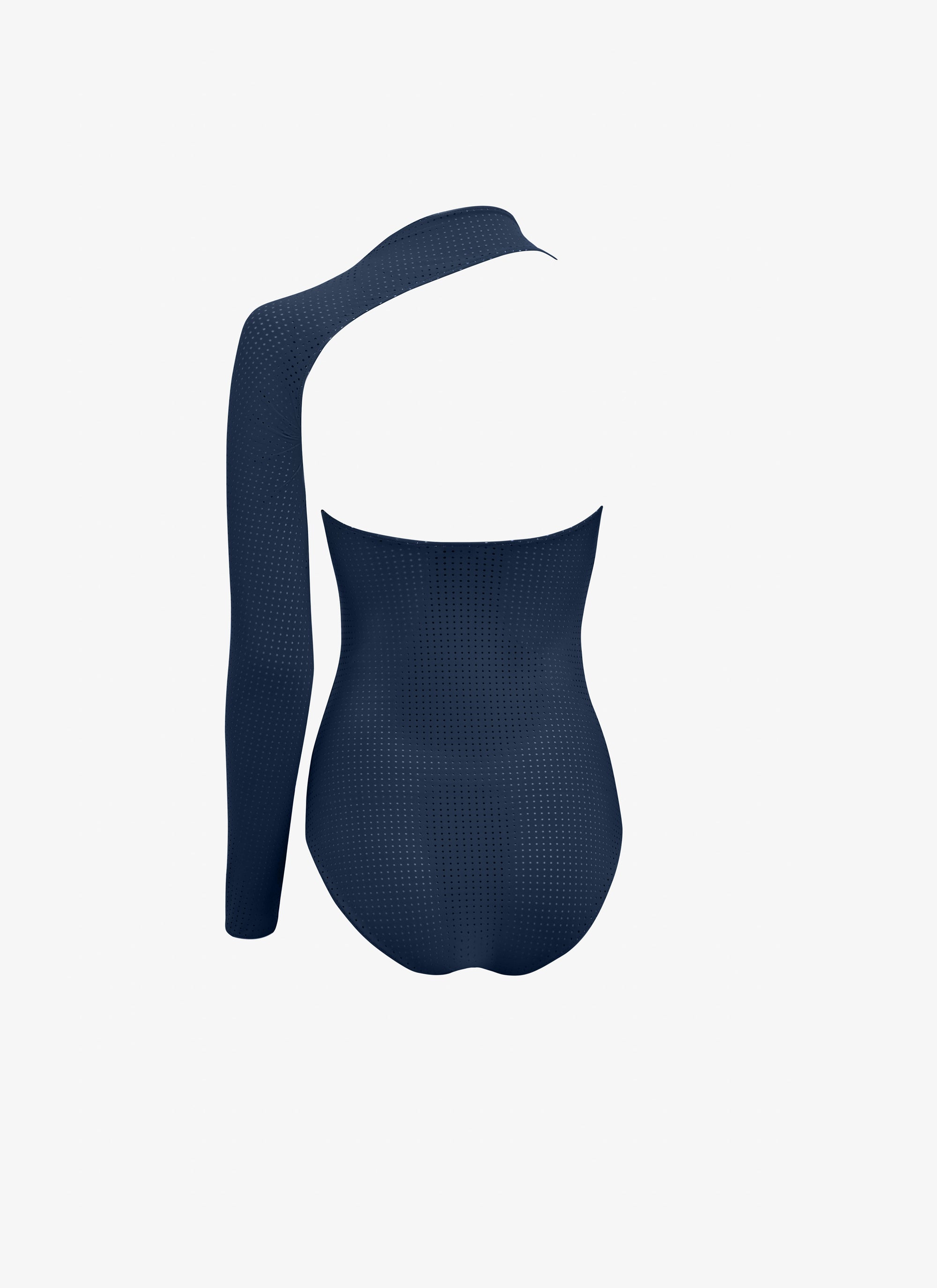 Asymmetric Swimsuit - Navy