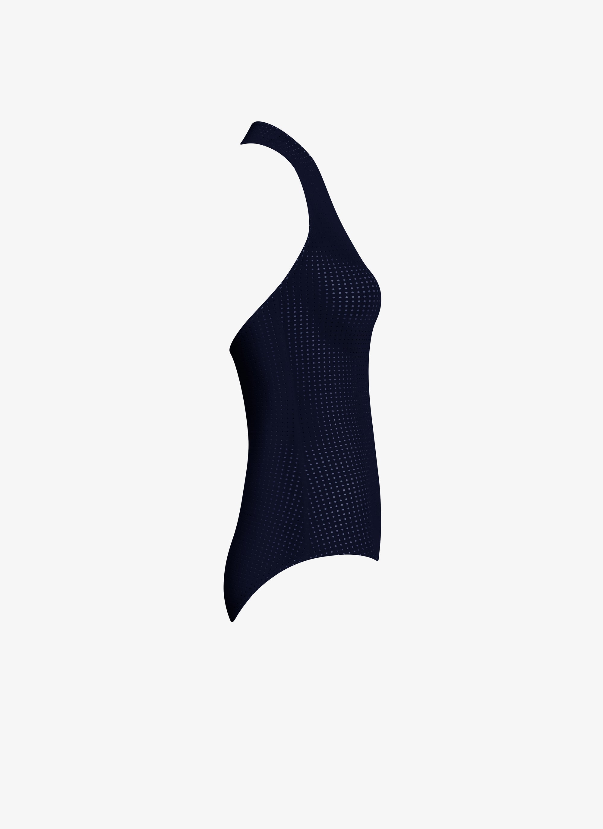 Asymmetric Swimsuit - Navy