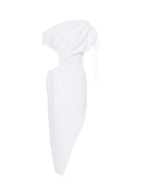 Robe drapée - Blanc
