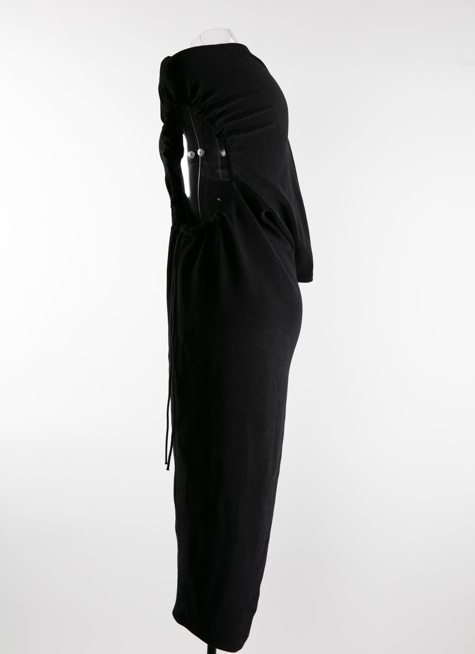 Robe drapée - Noir Alaia