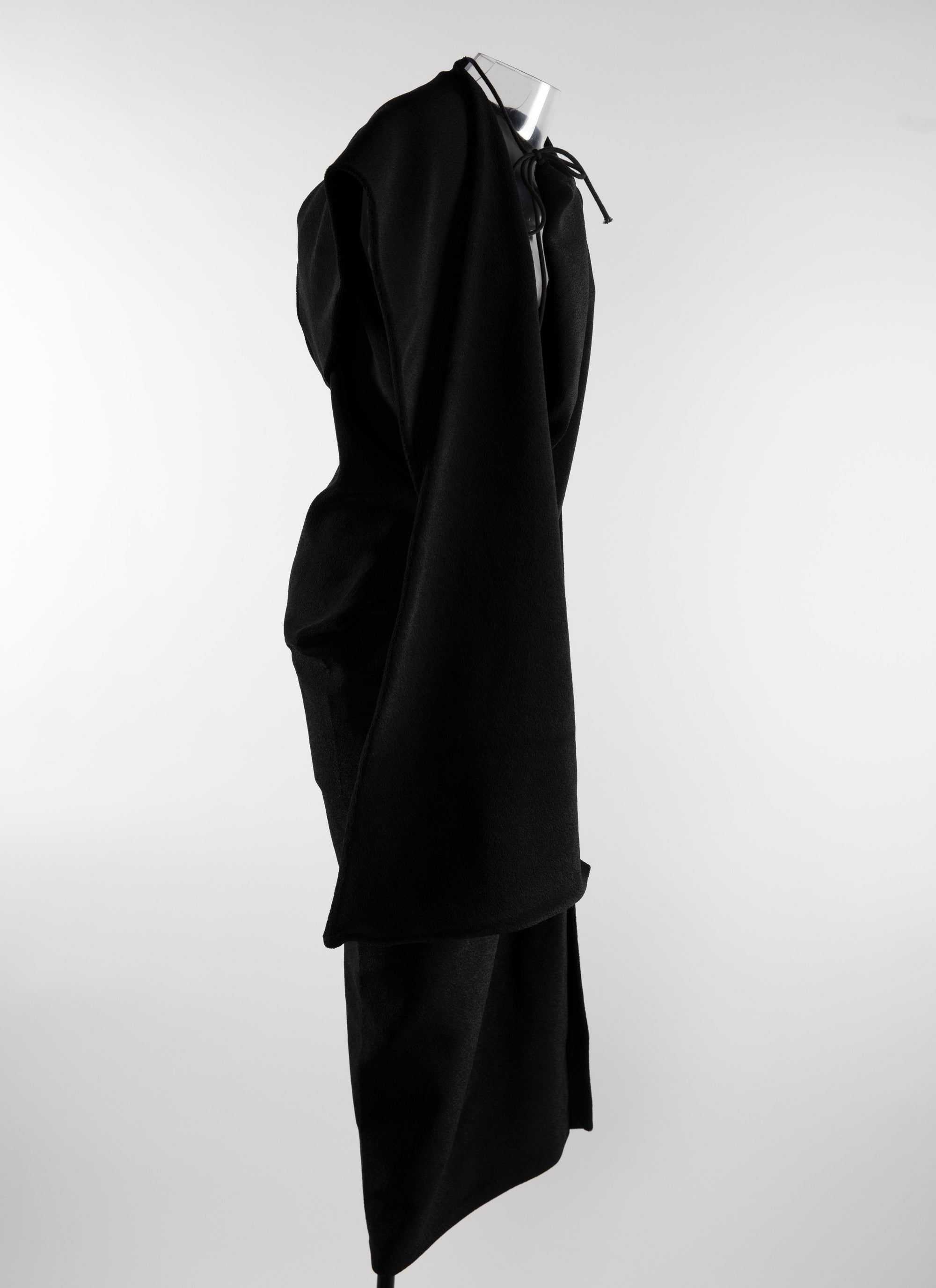 Robe à capuche - Noir Alaia