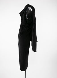Robe à capuche - Noir Alaia