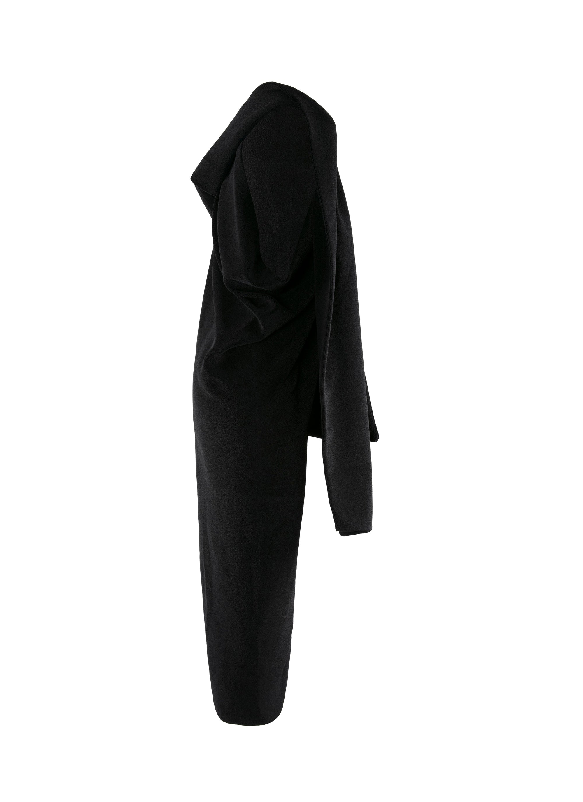 Robe de bain à capuche drapée - Noir Alaïa