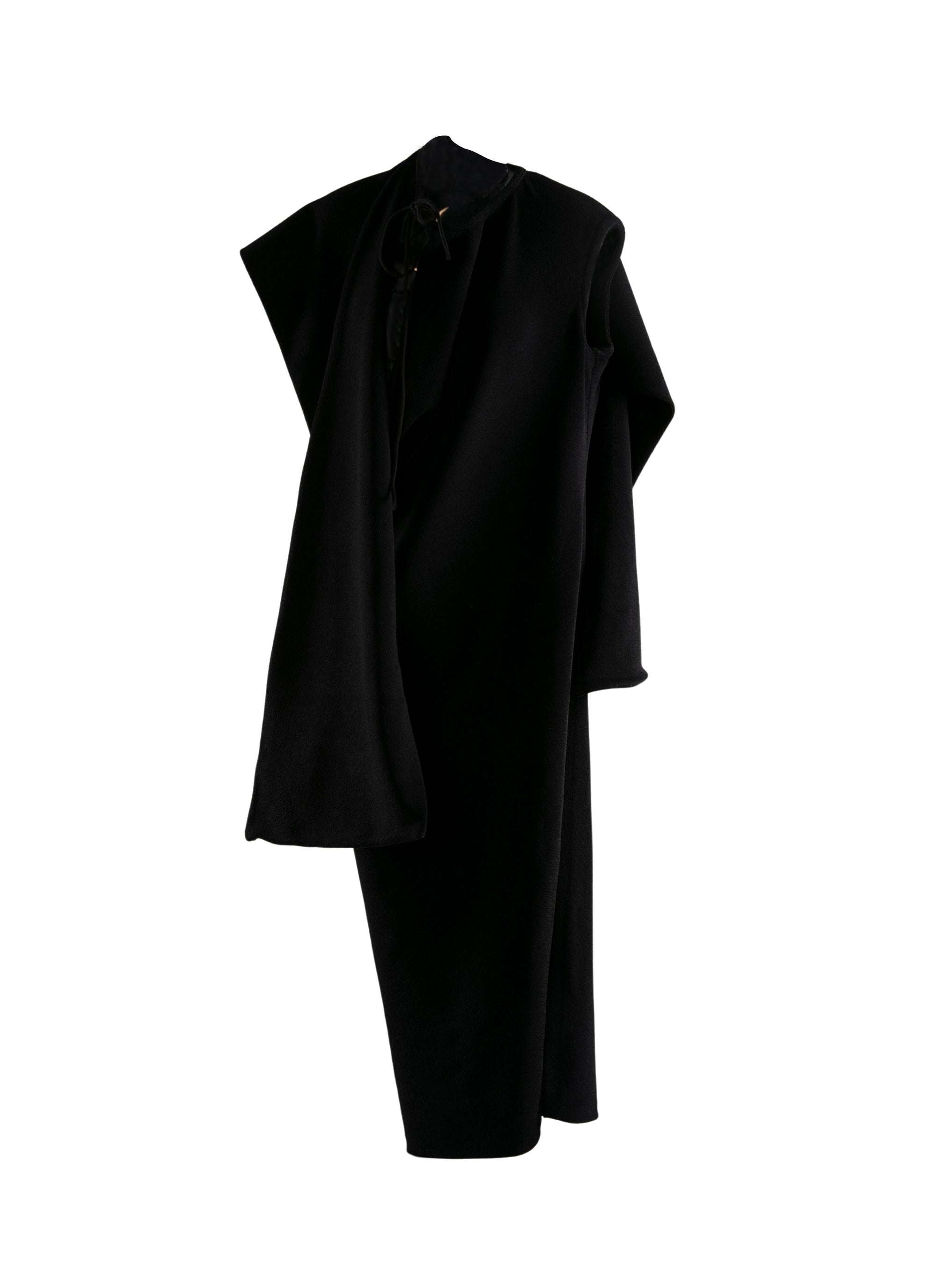 Robe à capuche - Noir Alaia