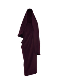 Robe à capuche - Aubergine