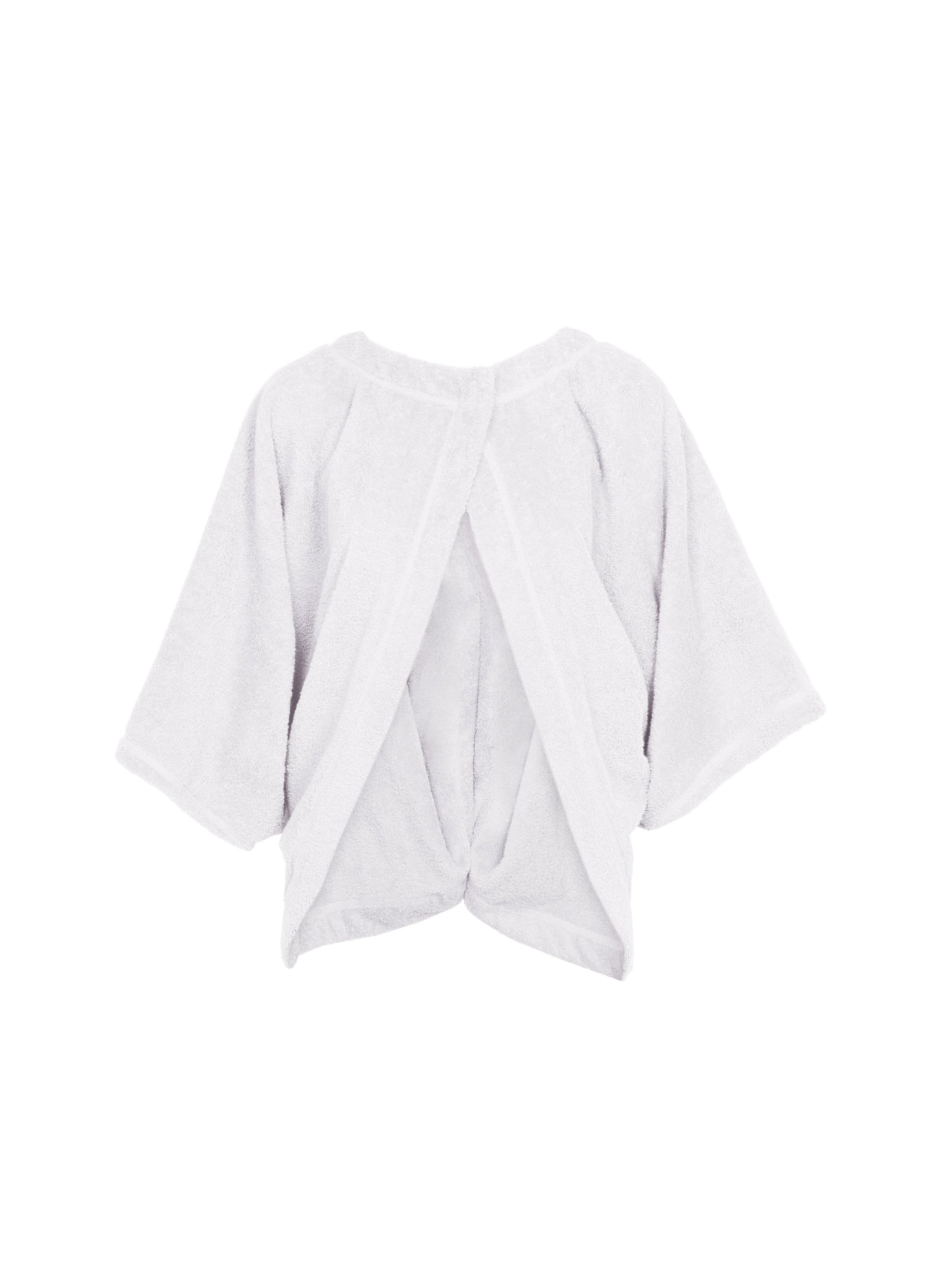 Peignoir cape courte - Blanc