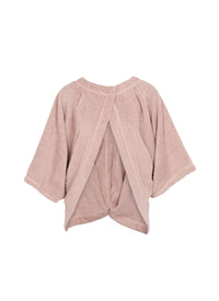 Short cape bathrobe - Sand