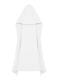 Midi Hooded Bathrobe - White