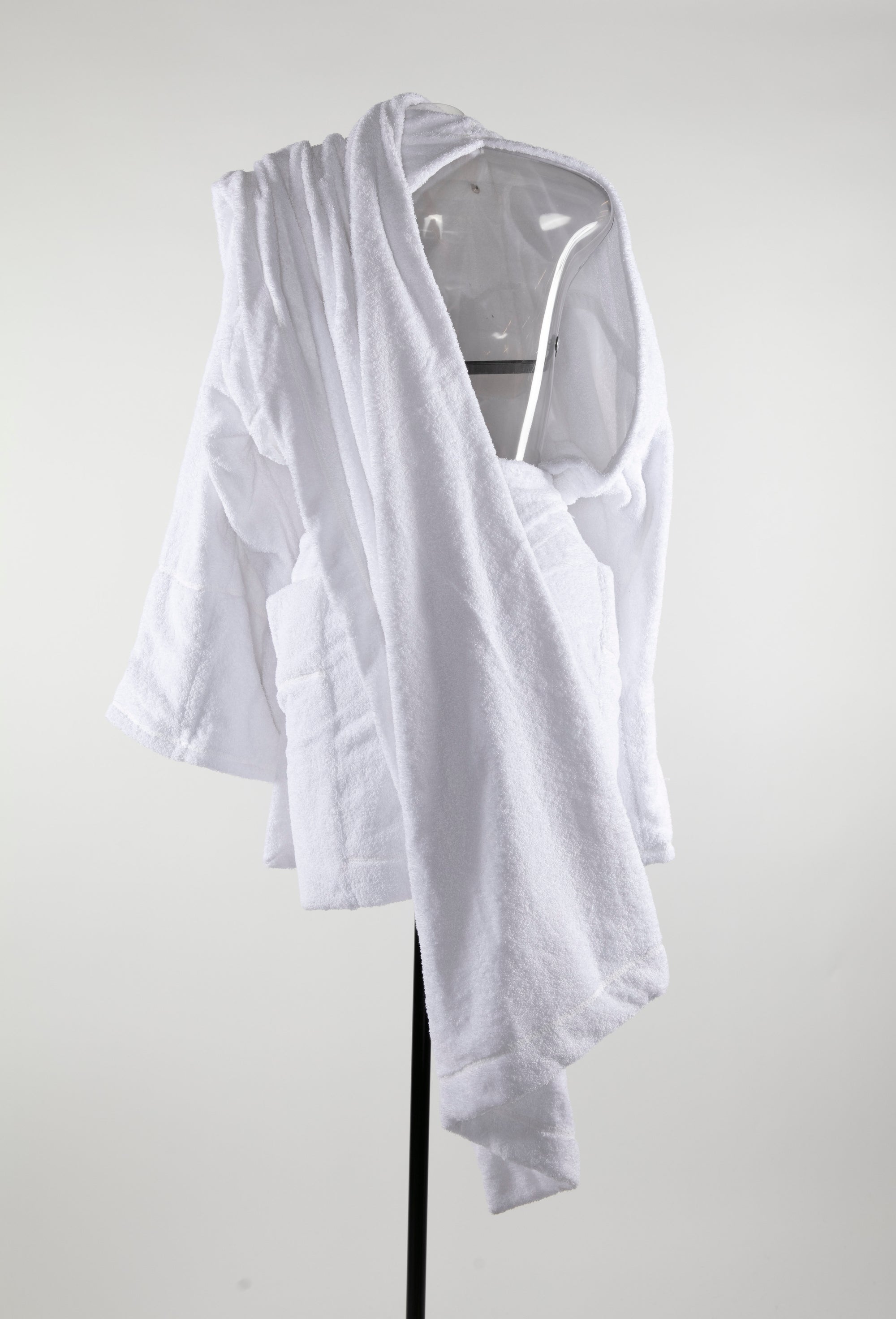 Peignoir ceinture - Blanc