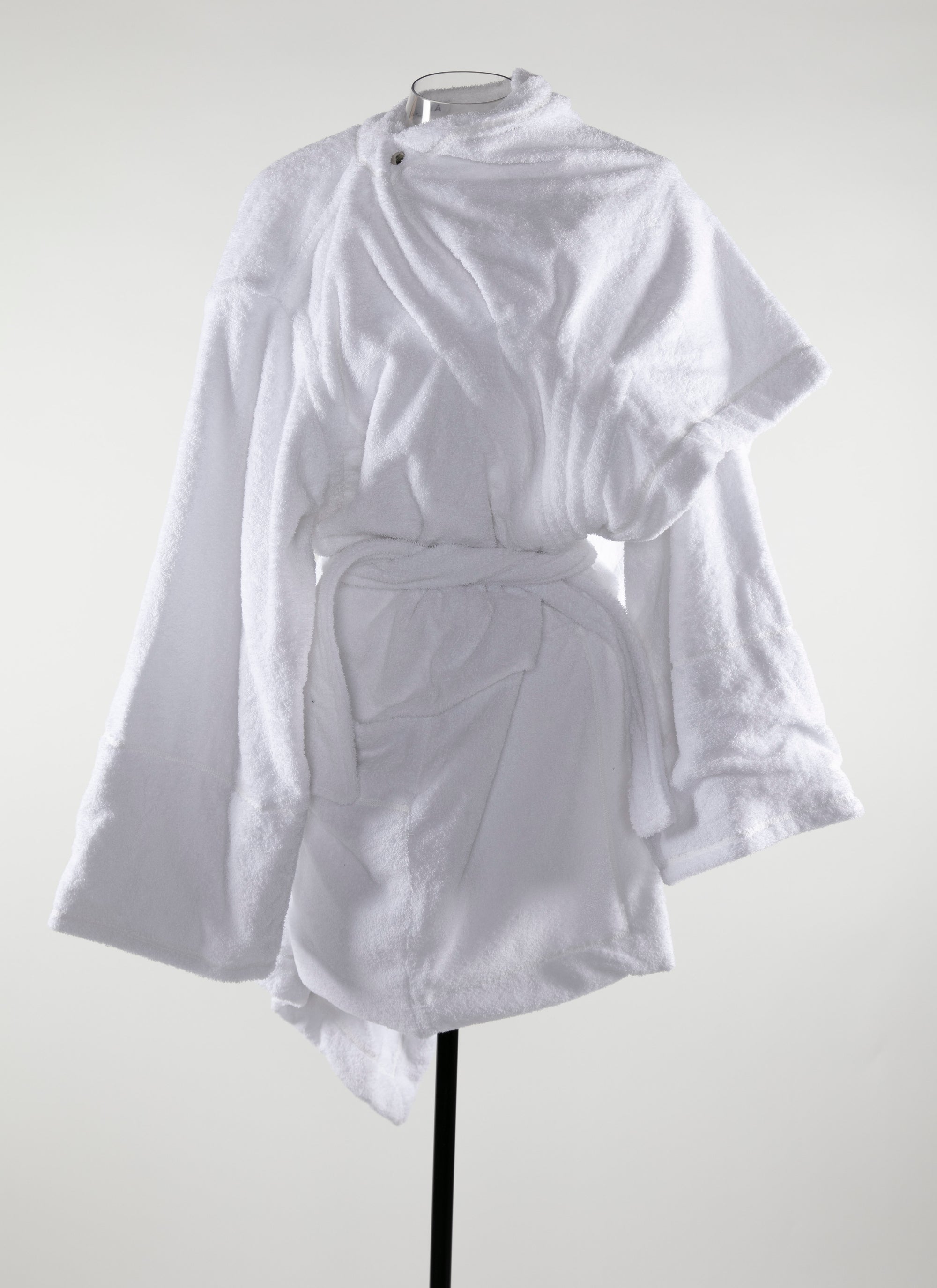 Peignoir ceinture - Blanc