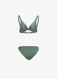 Sculpting triangle swimming costume - Sage