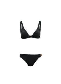 Maillot de bain triangle sculptant - Noir Alaïa