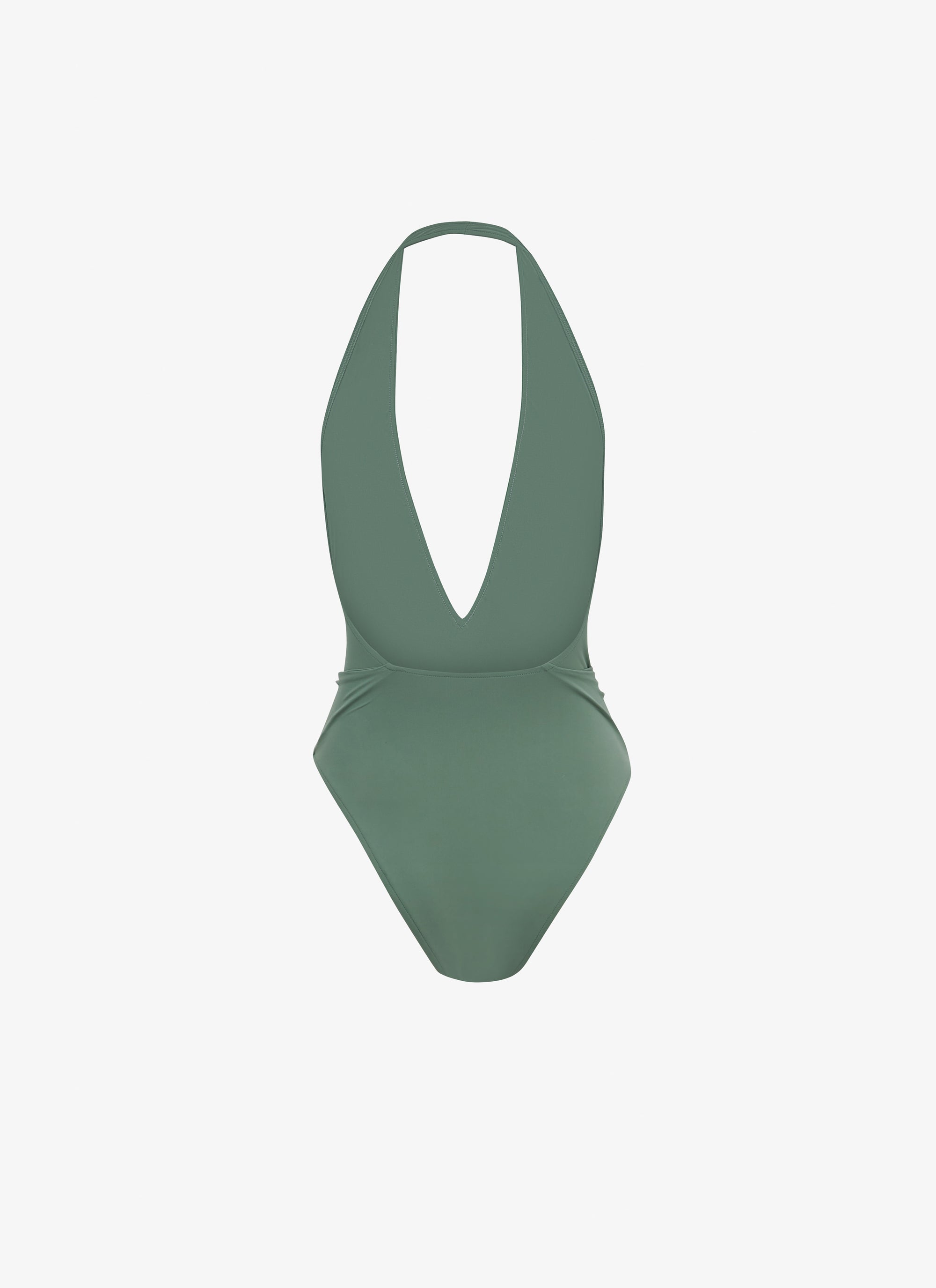 Maillot de bain dos nu sculptant - Sauge