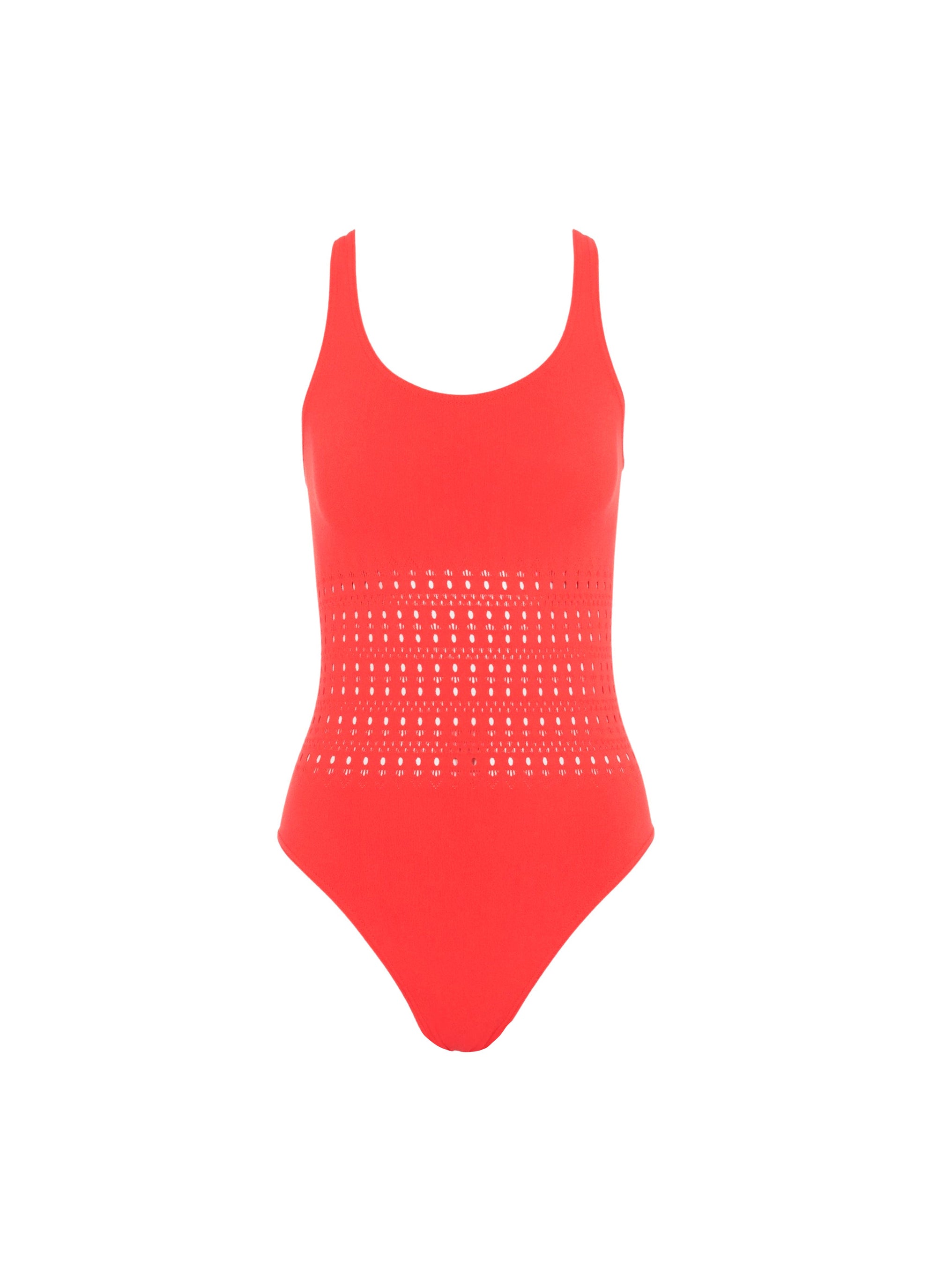 Maillot de bain une pièce Vienne - Ecarlate