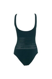 Maillot de bain une pièce Vienne - Vert foncé