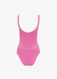 Maillot de bain une pièce Vienne - Rose Fluo