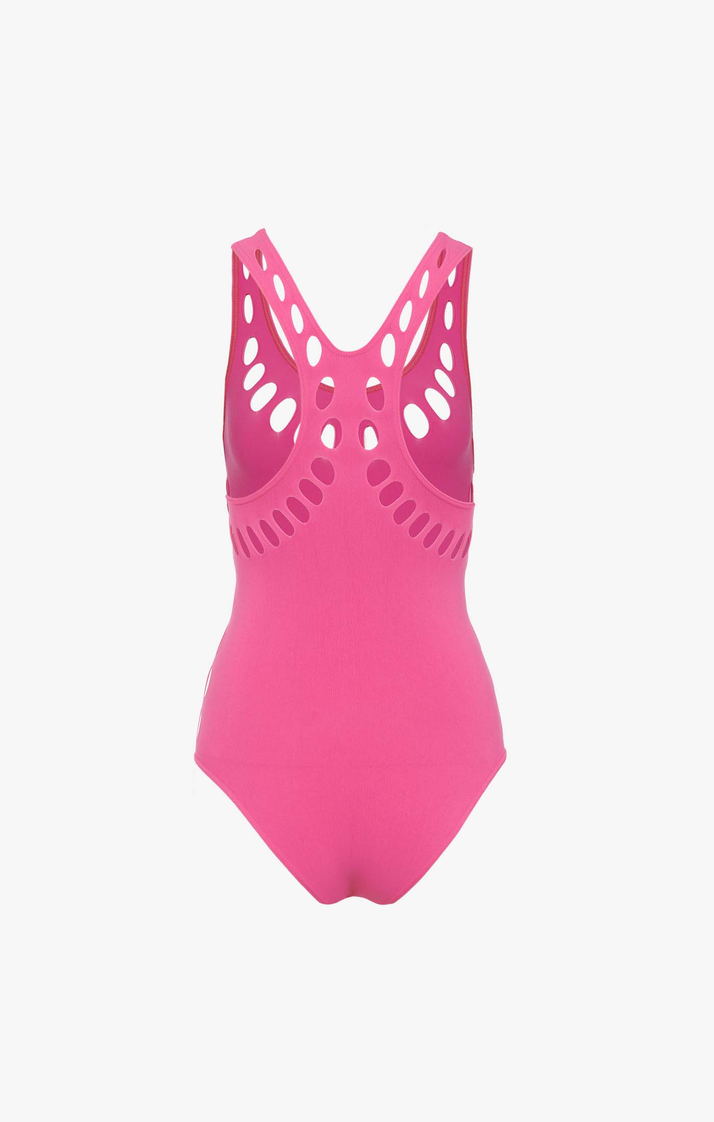 Maillot de bain une pièce laser - Rose Fluo